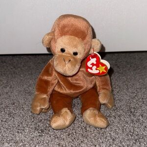 Ty Tan and Brown Monkey Plush